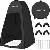 AKOZLIN Portable Pop Up Shower Privacy Shelters Instant Tent Dressing Changing Outdoor Camping Toilet Tent