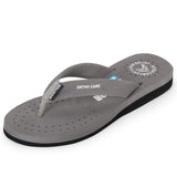 DOCTOR EXTRA SOFT Damen Care Orthopädische Diabetiker Bequeme MCR Flip-Flop Hausschuhe Womens-FeelGood-60016, Grau, 5 UK