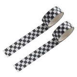 WLSuDHoncc Fade-Resistant Checkerboard Duct Tape - Black and White Plaid Design for Arts and Crafts, Home Decor and DIY Projects
