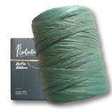 plantactic Raffia Paper Ribbon for Gift Wrapping/DIY Decoration, 328 Feet 1 Roll (Dark Green)