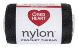 Red Heart Nylon Crochet Thread, Black
