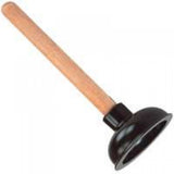 MINTCRAFT 8317B Mint Craft Drain Plunger, 4, Black