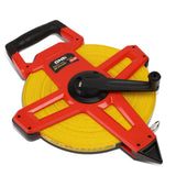 DNA Motoring TOOLS00042 ContractorGrade Open Reel Fiberglass Measuring Tape, Distance Measurement Tool Kit, [1] 1/2 / 330 Ft 