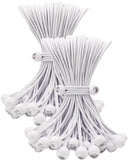 BINCKIN Bungee Cord with Ball 100 Pcs, 10 Inch Bungees Balls Heavy Duty Outdoor Tent Accessories for Camping Tarp, Canopy and Fi