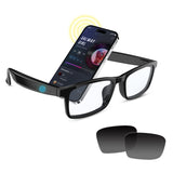 padom Smart Glasses for Men & Women, IPX5 Waterproof & Voice Assistant, Audio Glasses with Extra Polarized Lenses & Open-Ear Spe