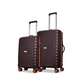 Aristocrat Altitude Set Of 2 (Cabin+Medium) Trolley Bags, Brown