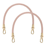 Meccanixity 2 Pcs Braided Purse Strap, 21.6 Inch Pu Leather Purse Strap Handle Replacement For Handbag Tote Underarm Bag Making 