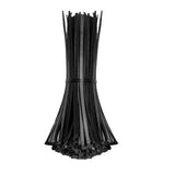 Hian 100PcsPack 6Inch (150Mm) Heavy Duty Black Nylon Cable Zip Ties MultiPurpose, SelfLocking, High Tensile Strength