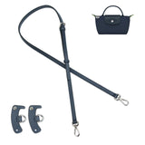 jiesinlov Leather Bag Shoulder Strap Crossbody Adjustable Replacement Conversion Kit Compatible with Mini Handbag (NAVY BLUE)