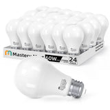 MASTERY MART 24 Pack A19 LED Bulbs 60 Watt Equivalent, 9W Non-Dimmable, Flicker-Free, 800 Lumens, Soft White 2700K, E26 Base, 15
