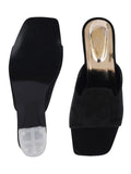 Shoetopia Women And Girls Casual Comfortable Fashion Heeled Sandals/Heel-1100/ Black/ Uk6-Eu39,Black,6,B0BGX69K79