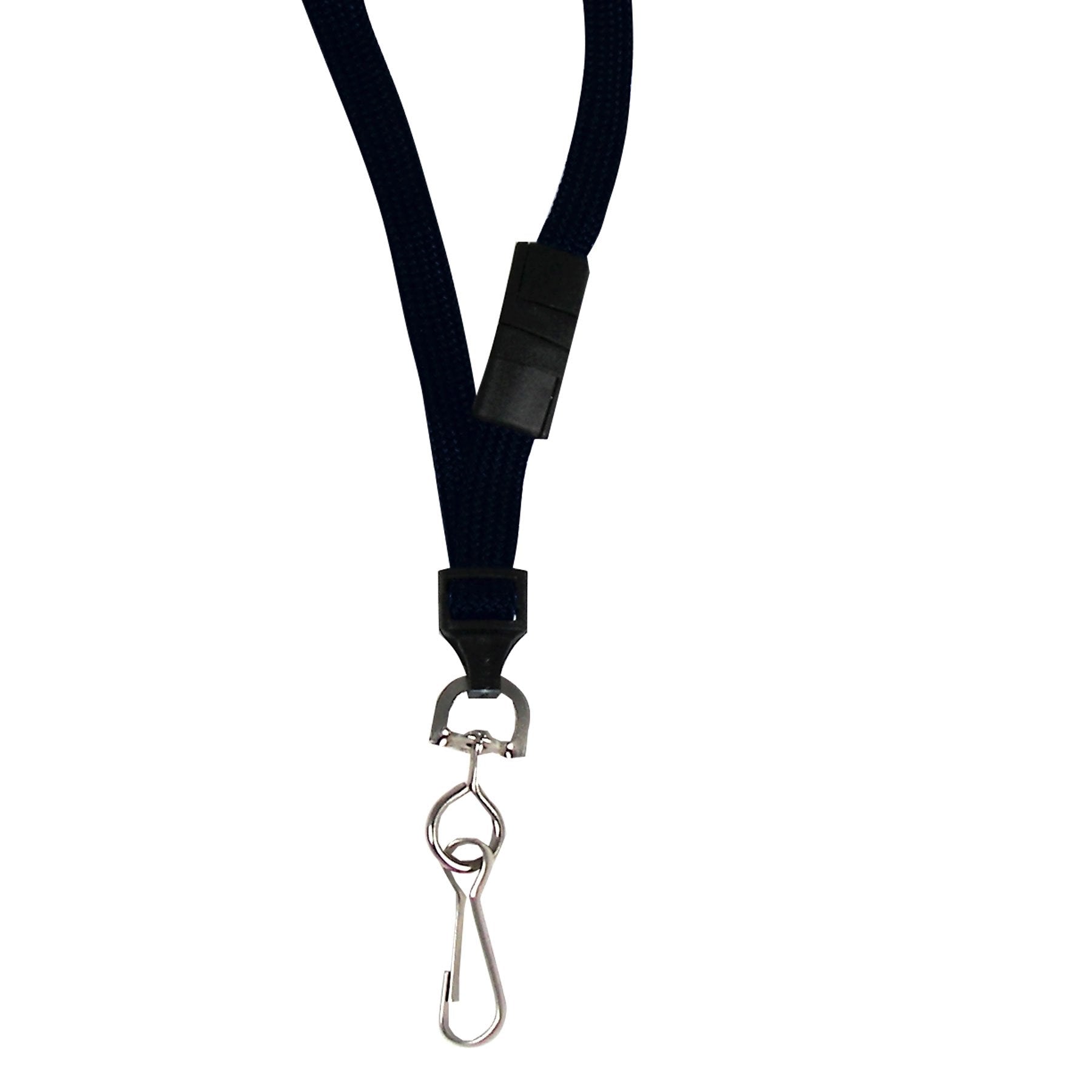 C-Line Breakaway Neck Lanyard With Swivel Hook, Black, 36 Inches Long, 12 Per Pack (89511)