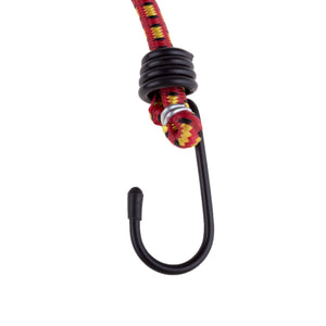Bungee Cords - 10-Pack Virgin Rubber 12-Inch Cordage With Heavy-Duty Vinyl-Coated Hooks And Fabric Wrapping - Truck Accessories