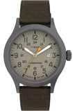 Timex Men'S Expedition Scout 40Mm Watch, Brown/Grey, Strap