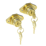 U 9947 Drawer and Cabinet Lock and Key Set - 7/8 Inch Diecast File Cabinet & Desk Drawer Lock Replacement - Yale Keyway (Pack of