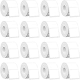 SUPVAN T50M Series Label Maker Tape, Pack of 16 Rolls 1.571.18 (40mm30mm) 250 Labels/Roll Genuine Laminated Thermal 