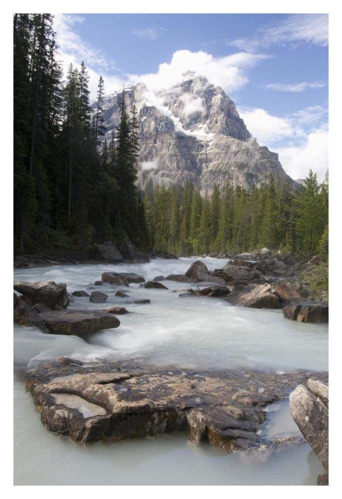 Mount Stephen And Yoho River, Yoho National Park, British Columbia, Canada-Paper Art-26,,X38,,