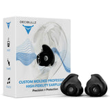 Decibullz Professional Moldable Earplugs, Noise Cancelling Earplugs, Concert Ear Plugs, Perfect for Musicians, Recording Artists