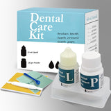 HUFLYI Zinc oxide-eugenol Cement Dental Kit affix temporary crowns or bridges