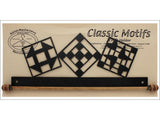 Ackfeld 12 Fabric Holder CHRCL Quilt Block FabricCharcoal