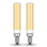TZHILAN E12 Led Bulb 100w Equivalent,120V COB E12 C7 Led Light Bulbs for Chandelier Light Candelabra Ceiling Fan Salt Lamp, Warm