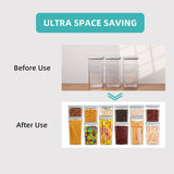 Ankou Food Storage Containers Pop Airtight Food Storage Containers with Lids for Kitchen Pantry Organizing Cereal Snack Flour Su