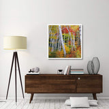 Autumn In Shelburne Forest - Triptych Left-Paper Art-38,,X38,,