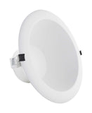 Satco CCT and Wattage Selectable LED Commercial Recessed Downlight, 8 Inches, White