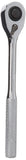 URREA 1/2 Socket Wrench 101/8 Long Reversible Drive Ratchet with Quick Socket Release & NickelChrome Finish 5449