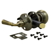 Nuk3y Storm Series Solid Brass Screen Storm Door Latch (Antique Brass)