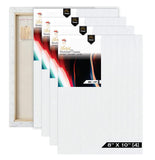 Variety Pre Stretched Canvas 10Oz Pack Of 4 (8 Inch X 10 Inch)
