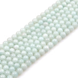 GEM-Inside Amazonite Gemstone Loose Beads Natural Energy Power Beads for Jewelry Making 6mm Round 15 Inches