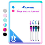VUSIGN Small White Board Dry Erase, 11x14 Magnetic Dry Erase Board, Mini Whiteboard with Markers for Kids, Students, Fridge,