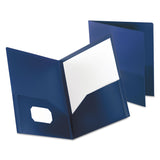 Oxford 57402 Presentation Folders, w/Twin Pkt, Ltr, 100 Sht Cap., DBE