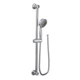 Moen Chrome EcoPerformance Detachable Handheld Showerhead with 69InchLong Hose Featuring 24Inch Slide Bar, 3668EP
