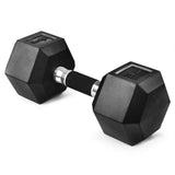 Yes4All Hex Dumbbell Rubber Grip - Premium heavy weight Dumbbell - 35lbs, G. 35 Pounds