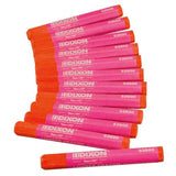 Dixon 52600 Lumber Marking Crayons, Fluorescent Pink, 12Pack