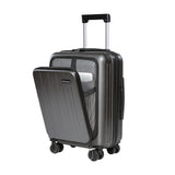 Wacambi Cabintrolley Bag Polycarbonate 20Inch 55Cms With 16Inch Laptop And Usb Port Compartment Small Size Suitcase For Flight T