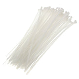 8 inches 30 lb Test Heavy Duty Nylon Cable Ties,100 PCS Zip Ties (2.5mm200mm White)