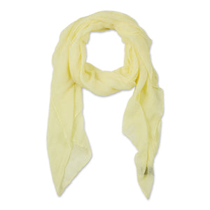 Hadley Wren Women'S Lightweight Summer Insect Shield Scarf, Light Yellow, One Size