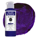 DA VINCI PAINTS Professional Artist Fluid Acrylic Paint, Dioxazine Purple, 4oz