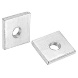 uxcell 100Pcs M4x12mmx2mm Square Nuts, Carbon Steel Zinc Plated Coarse Thread Square Nuts Fasteners for Home Repairs and Profess