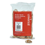 Universal UNV00112 0.04 in. Gauge Size 12 Rubber Bands Beige (2500/Pack)