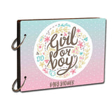 Paper Plane Design Scrapbook Photo Album Its A Girl or Boy Baby Shower Photo Book, Memorable Unique Gift For Mom Kids Babies C