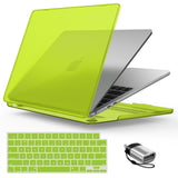 IBENZER Compatible with 2025 2024 2023 MacBook Air 15 Inch Case M4 A3241 M3 A3114 M2 A2941, Hardshell Case& KeyboardCover&Type-C