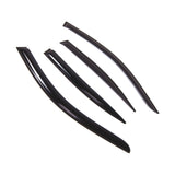 TuningPros Outside Mount Window Vent Visors Rain Guards Compatible with BMW 525i 530i 545i 2004-2010 | Side Window Wind Deflecto