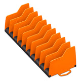 Ernst Manufacturing 5502 Plier Pro Premium NoSlip Plier Holder Rack in Vibrant Orange Tool Organizer for Pliers