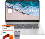 HP Business Laptop Computer, 17.3 FHD IPS LED Laptop 40GB RAM 2TB SSD, AMD Ryzen 5 7430U, Windows 11 Pro Laptop with Microsoft O