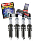4 pc DENSO Iridium Power Spark Plugs compatible with Hyundai Sonata 2.0L 2.4L L4 2011-2013