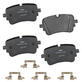 Bendix Premium SBM2365 Semi-Metallic Rear Brake Pads for Select Models Audi A8 Quattro,e-tron Quattro,e-tron Sportback,Q7,Q8,S6,
